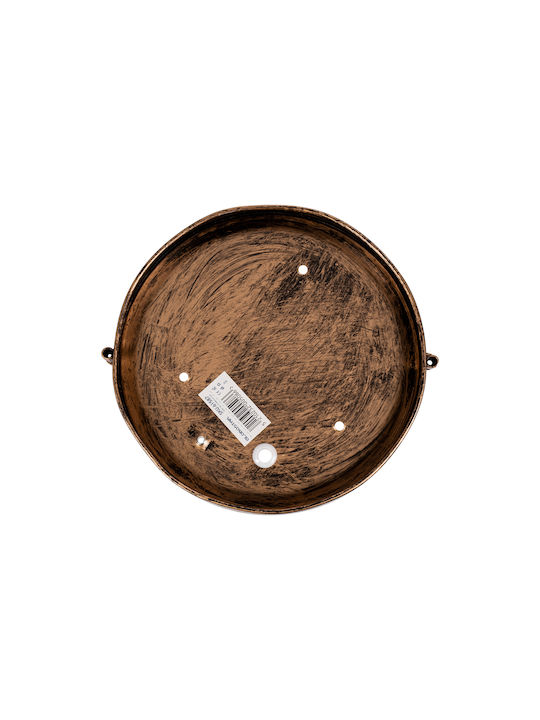 GloboStar Boatlight Wall-Mounted Outdoor Turtle Light E27 IP65 17.5x17.5x9εκ.
