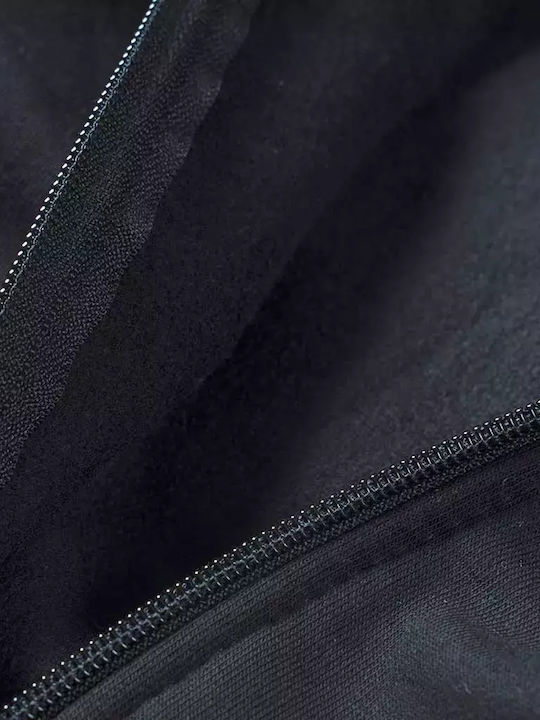 Kinderstrickjacke Baumwolle Schwarz