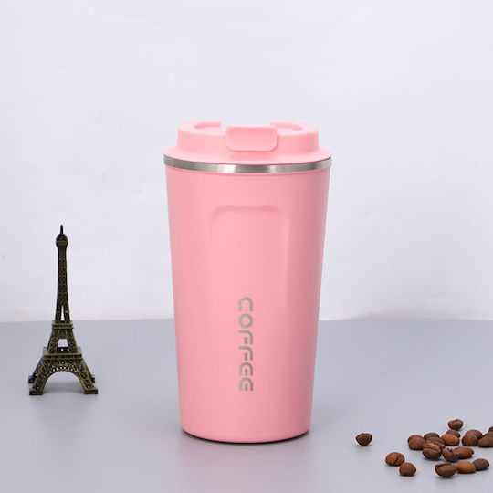 Techsuit Glass Thermos Stainless Steel 380ml Green