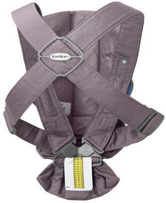 BabyBjorn Classic Carrier Mini Cotton Dark Purple with Maximum Weight 11kg