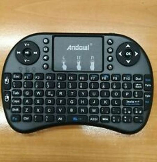 Andowl QY-K01 Fără fir Tastatură cu touchpad Engleză US