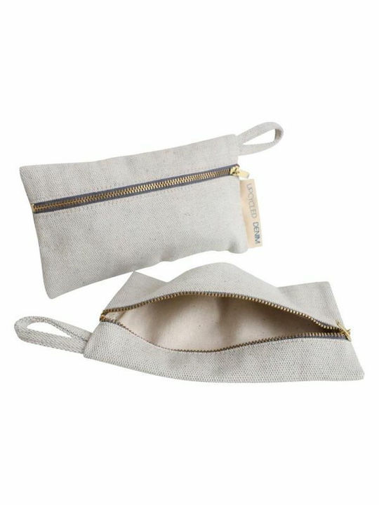 Synchronia Toiletry Bag in Beige color 20cm