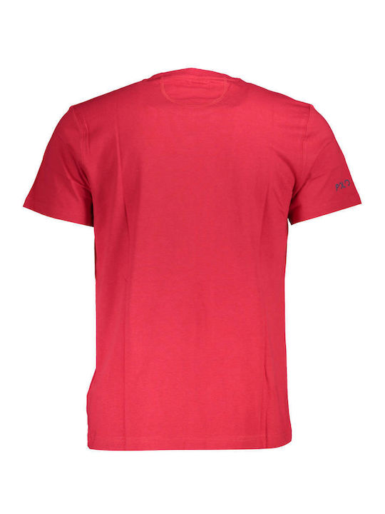 La Martina Men's Short Sleeve T-shirt Red