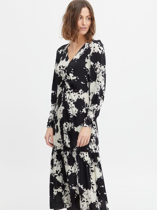 Midi Damenkleid für Hochzeit - Taufe Schwarz