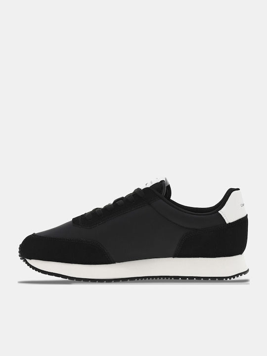 Retro Runner Herren Sneakers Schwarz