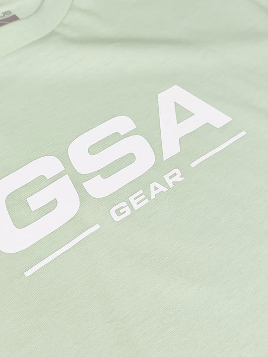 GSA T-shirt Bărbătesc cu Mânecă Scurtă Verde