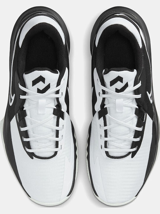 Precision 6 Low Basketball Shoes Black / White
