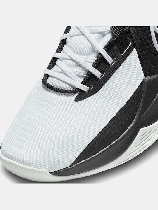 Precision 6 Low Basketball Shoes Black / White