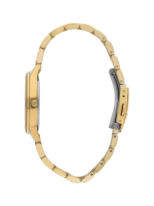 Beverly Hills Polo Club Uhr mit Gold Metallarmband