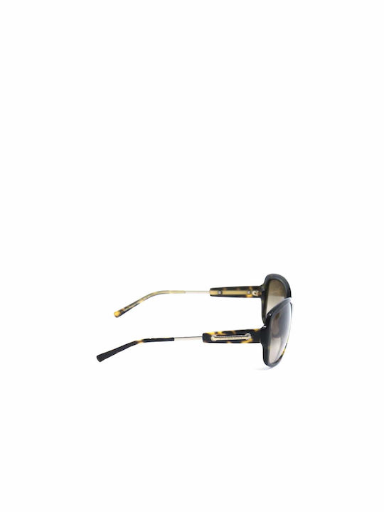 Burberry Women's Sunglasses with Brown Tartaruga Frame and Brown Gradient Lens 4049 300213