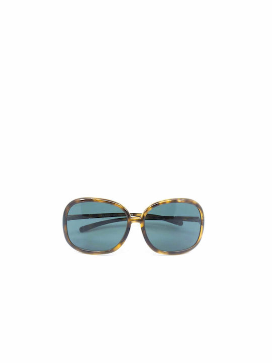 Burberry Women's Sunglasses with Brown Tartaruga Horn-Rimmed Frame and Brown Lenses 4002 300213