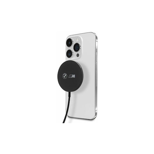 BMW Φορτιστής Magsafe 15W Μαύρος (Black M Edition)