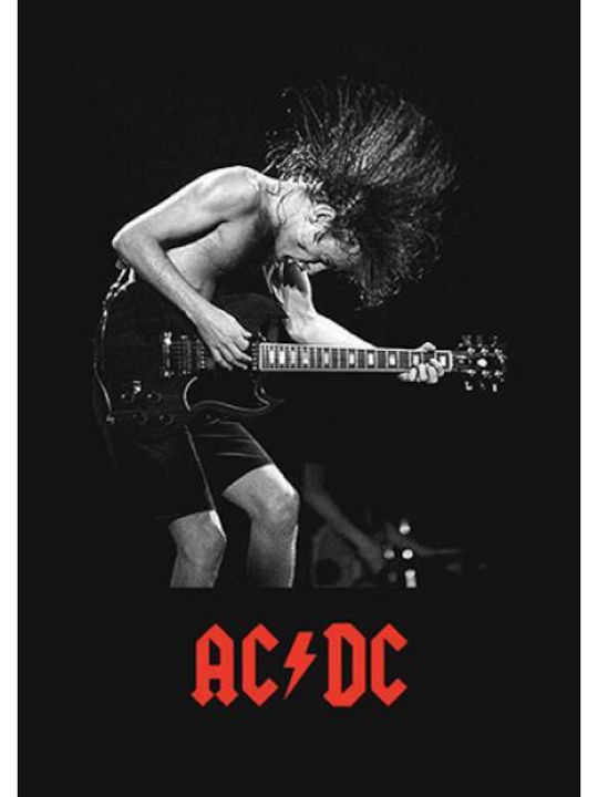 Takeposition Φούτερ με Κουκούλα AC/DC H-cool σε Μαύρο χρώμα