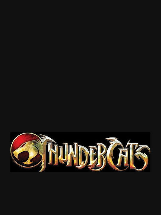 Takeposition Cartoon Thundercats T-shirt Μαύρο Βαμβακερό