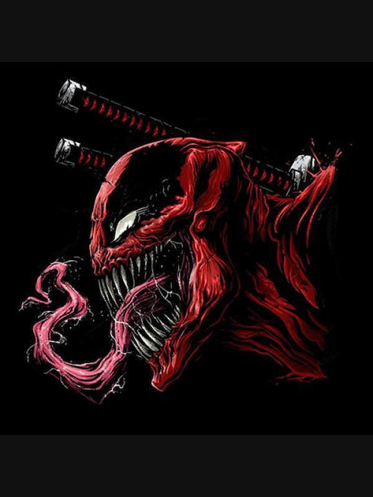 Takeposition Φούτερ με Κουκούλα Slipknot H-cool VenomPool σε Μαύρο χρώμα