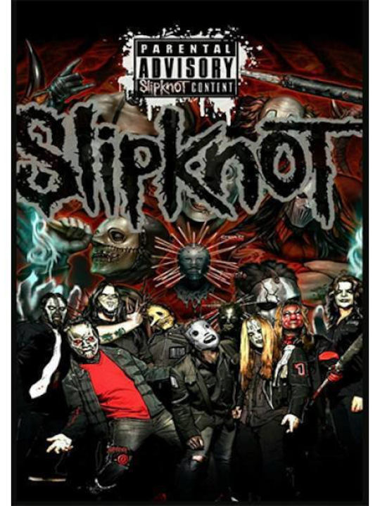 Takeposition Φούτερ Ζακέτα με Κουκούλα Slipknot Z-cool σε Μαύρο χρώμα