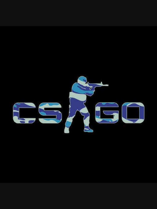 Takeposition Φούτερ Ζακέτα με Κουκούλα Z-cool Game CSGO Logo σε Navy Μπλε χρώμα