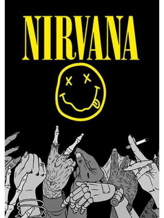 Takeposition T-shirt Nirvana σε Μαύρο χρώμα