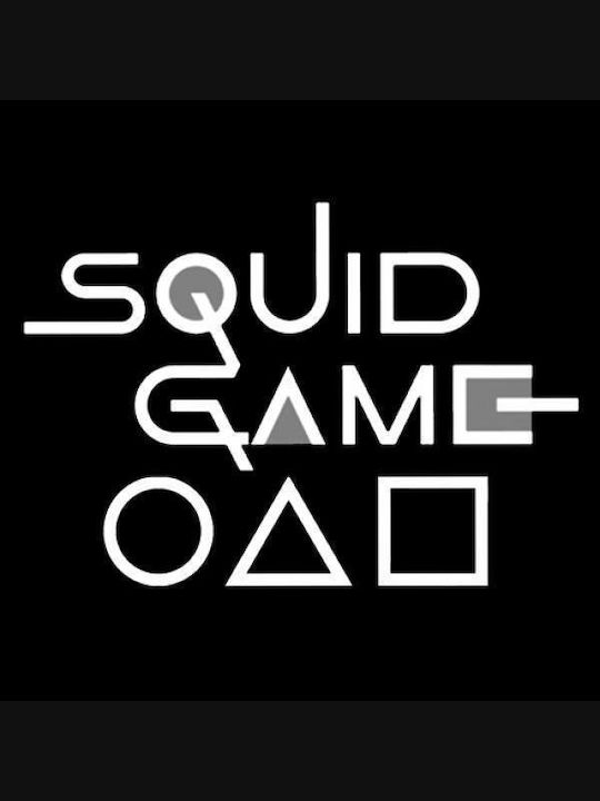 Takeposition Γυναικείο Φούτερ με Κουκούλα Squid Game σε Μαύρο χρώμα