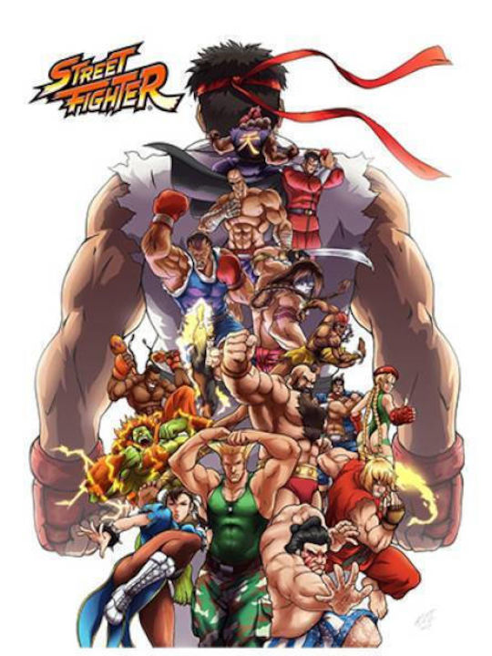 Takeposition Street Fighter Femeiesc Hanorace Bej