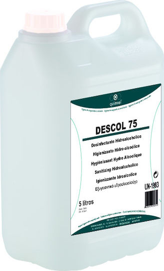 Quimxel Descol 75 Profesional Lichid de Curățare de Utilizare Generală cu Acțiune de Dezinfectare 1x5l