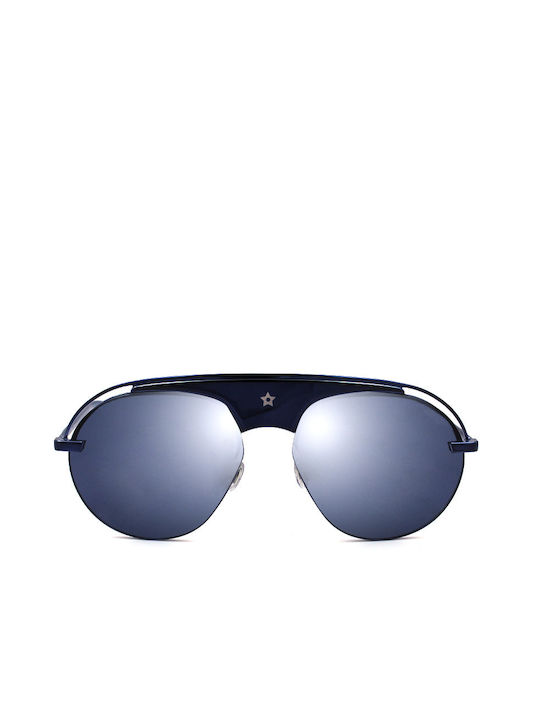 Dior Catstyle Dior 2 Women's Sunglasses with Blue Plastic Frame and Blue Lens