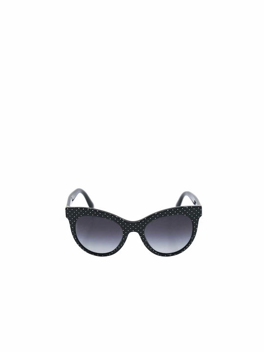 Dolce & Gabbana Γυναικεία Γυαλιά Ηλίου με Μαύρο Κοκκάλινο Σκελετό και Μαύρο Ντεγκραντέ Φακό DG4311 3126/8G