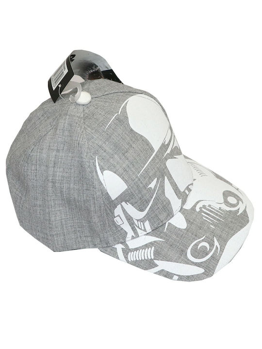 Disney Kids' Hat Jockey Fabric Gray