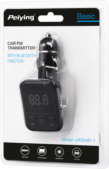 Peiying FM предавател за кола с Bluetooth / USB / AUX