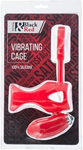 ToyFa Δονούμενο Δαχτυλίδι Πέους Σιλικόνης Κόκκινο