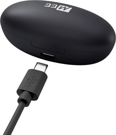 Mee Audio Pebbles Earbud Bluetooth Handsfree Ακουστικά με Αντοχή στον Ιδρώτα και Θήκη Φόρτισης Onix Black