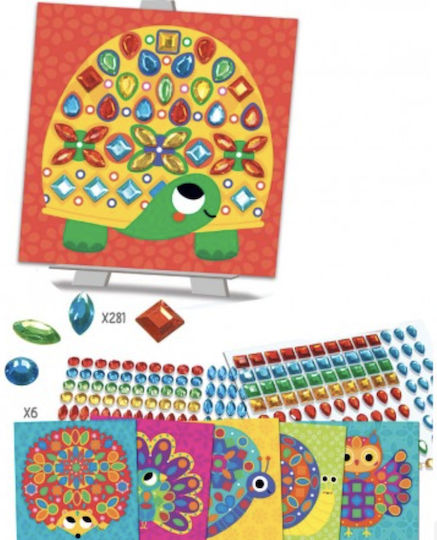 Crealign Mosaik mit Diamanten - Schildkröte für Kinder 3+ Jahre alt+ Jahre
