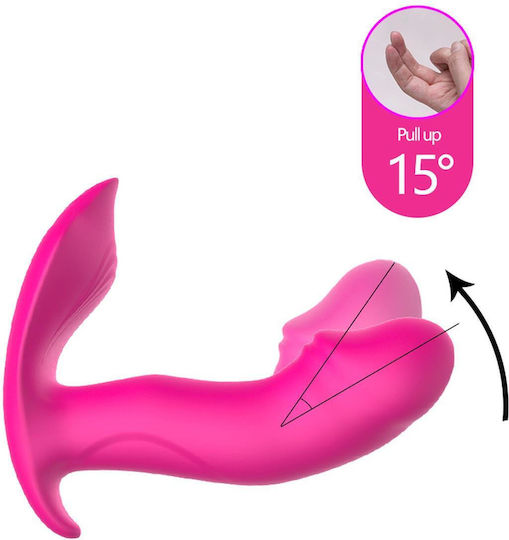 Kinksters Mini Δονητής Μασάζ με Απομακρυσμένο Έλεγχο 12cm Ροζ