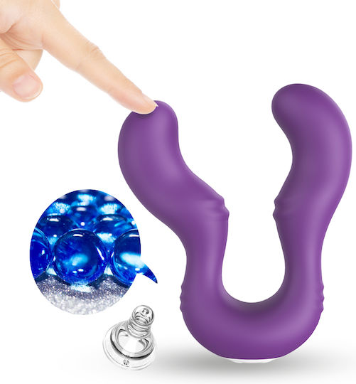 Kinksters Διπλός Δονητής 14.7cm Μωβ