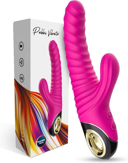 Kinksters Δονητής Rabbit 22cm Ροζ