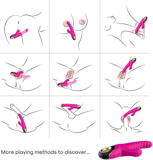Kinksters Δονητής Rabbit 22cm Ροζ