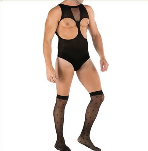 Kinksters Body Sexy pentru bărbați Negru
