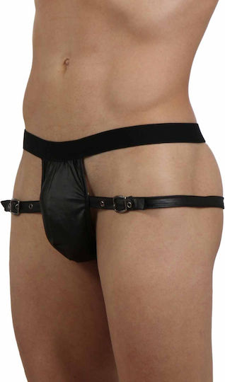 Soiemio Ανδρικό Sexy String Μαύρο