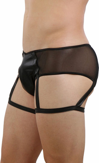 Soiemio Ανδρικό Εσώρουχο Jockstrap Μαύρο