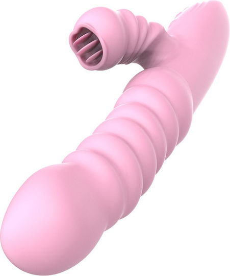 Kinksters Δονητής Rabbit 24cm Ροζ