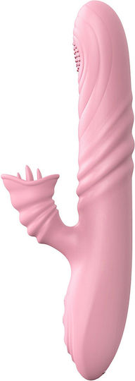 Kinksters Δονητής Rabbit 23cm Ροζ