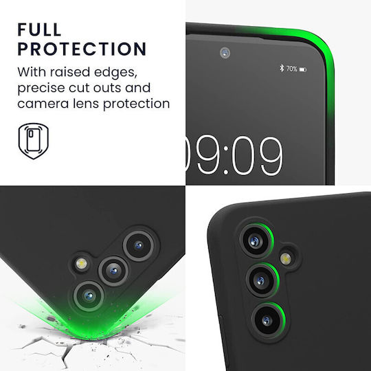 KWmobile 5G Back Cover Σιλικόνης Μαύρο (Galaxy A54)