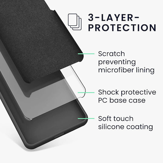 KWmobile 5G Back Cover Σιλικόνης Κίτρινο (Galaxy A54)