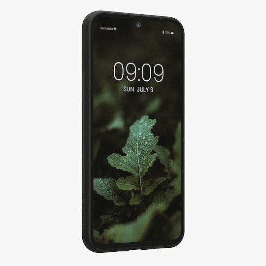 KWmobile 5G Umschlag Rückseite Hölzern Rot (Galaxy A54)