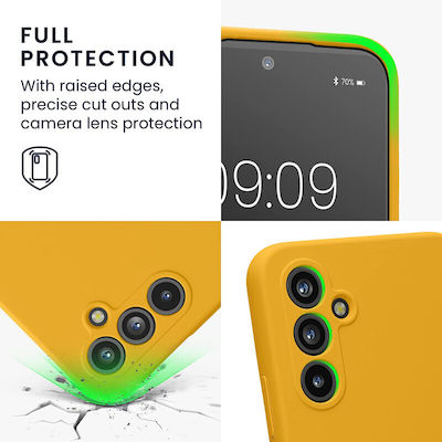 KWmobile 5G Silicone Back Cover Yellow (Galaxy A54)