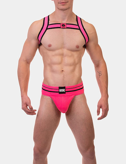 Barcode Berlin Sexy Ανδρικό Body Ροζ