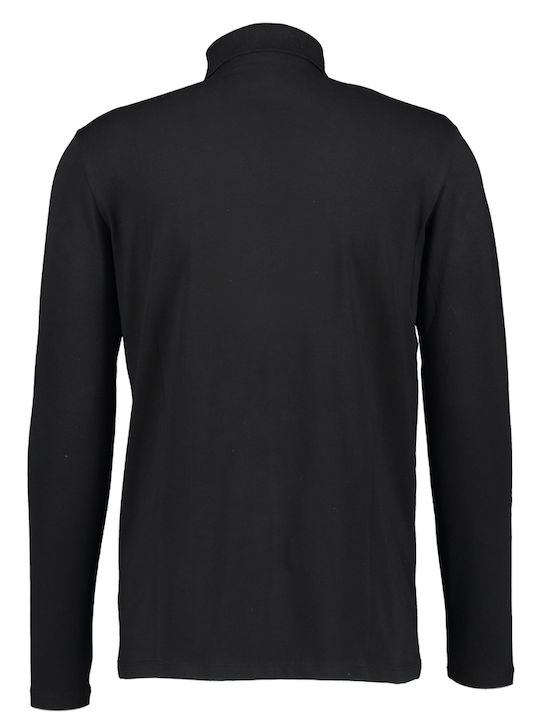 Karl Lagerfeld Men's Short Sleeve Blouse Polo Black