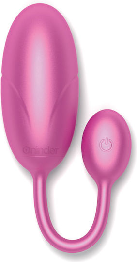 Oninder Mini Δονητής Egg με Απομακρυσμένο Έλεγχο 7.5cm Ροζ