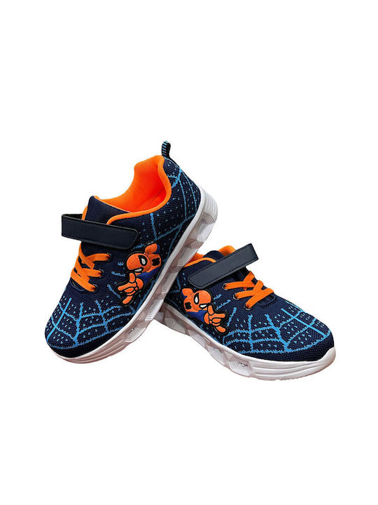 Disney Kids Sneakers Anatomic with Lights Navy Blue