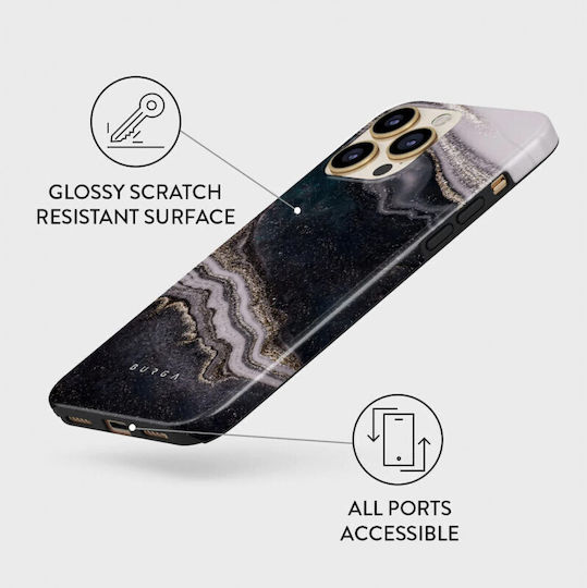 Burga Fashion Tough Back Cover Πλαστικό 2mm Μαύρο (iPhone 14 Pro)